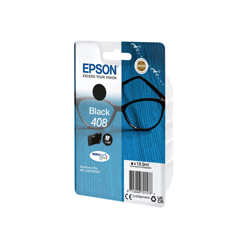 Produktbild för Epson 408 - svart - original - bläckpatron