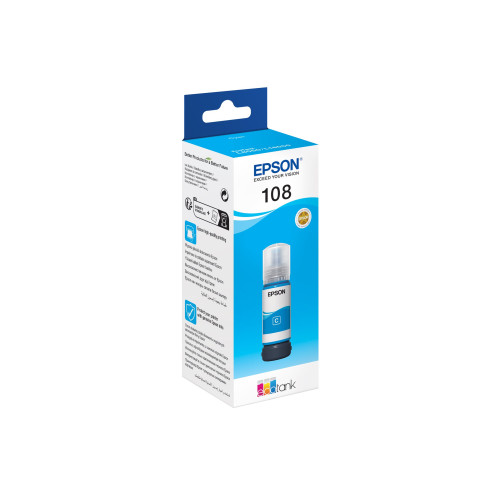 EPSON Epson EcoTank 108 - cyan - original - påfyllnadsbläck