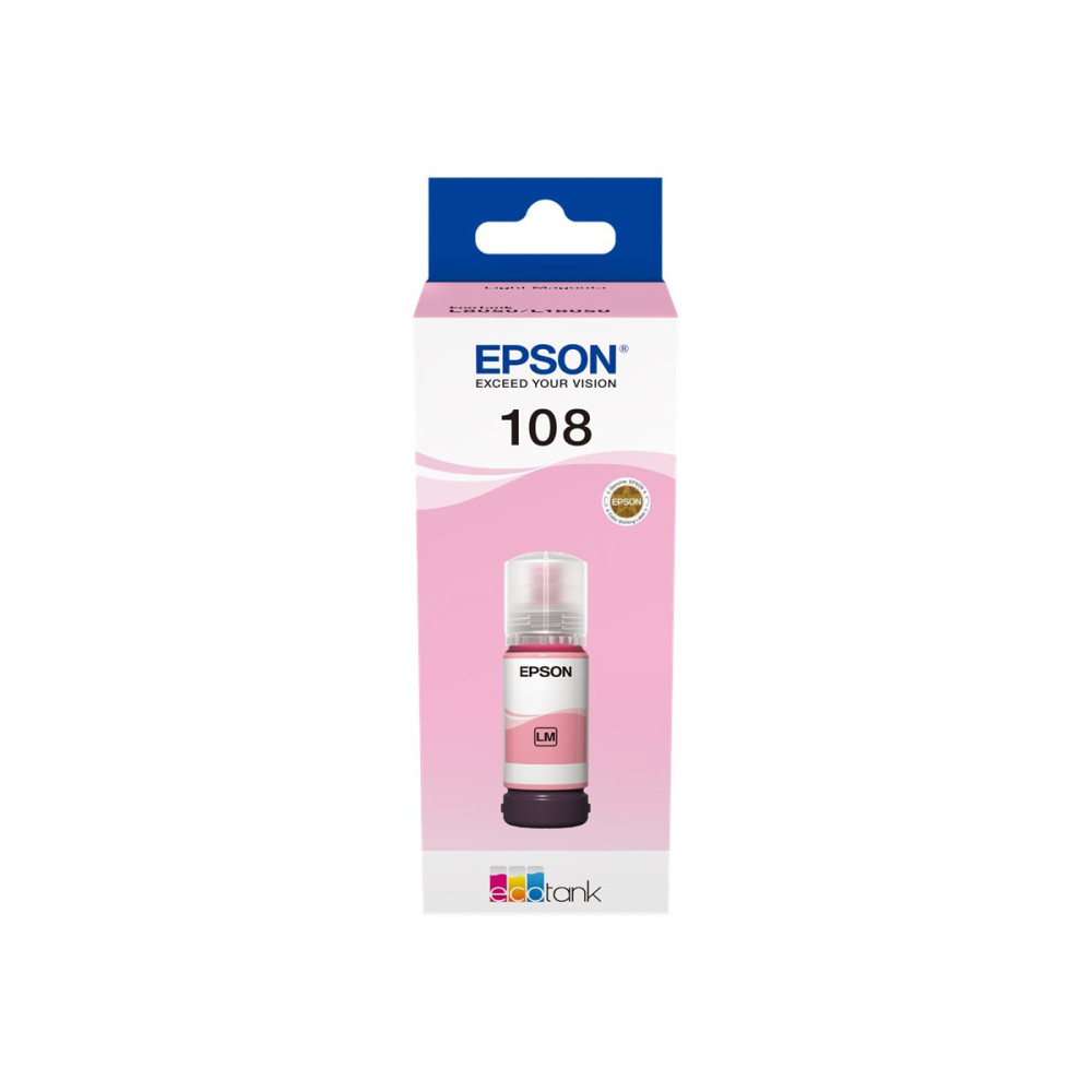 Produktbild för Epson EcoTank 108 - ljus magenta - original - påfyllnadsbläck