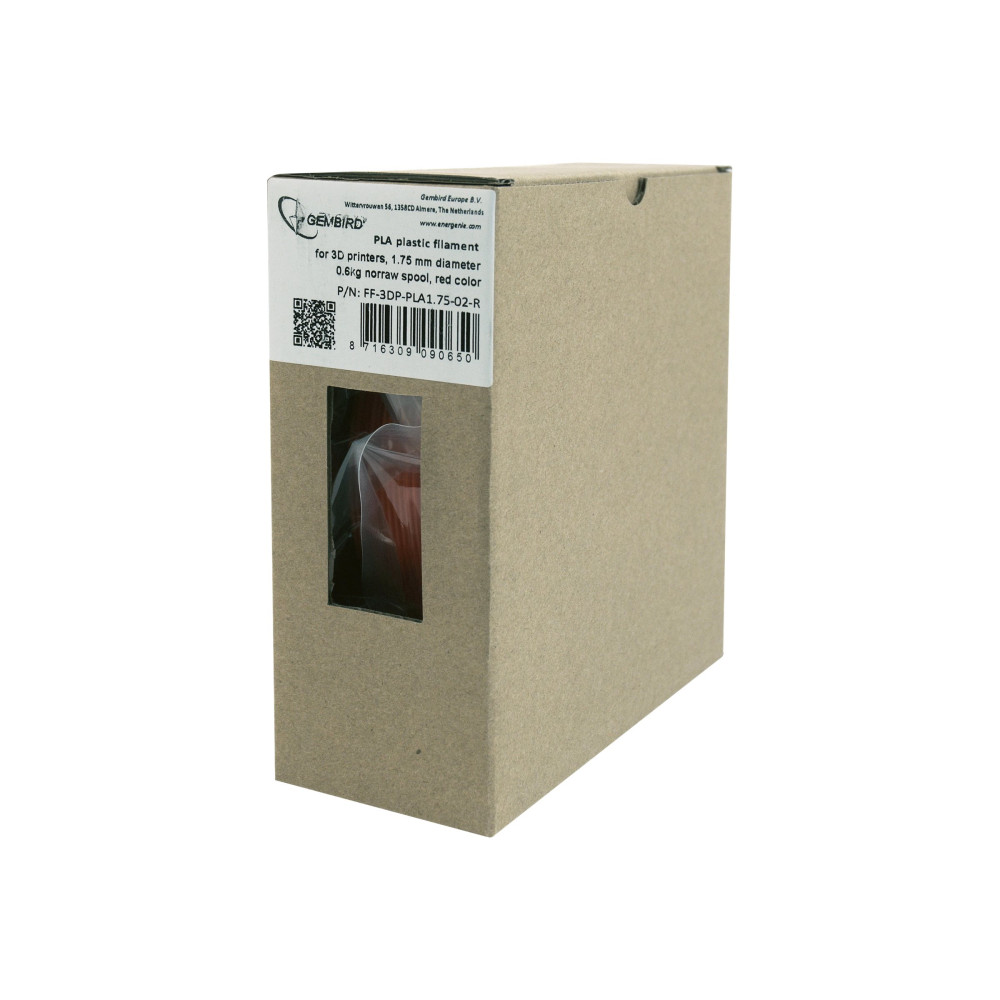 Produktbild för Gembird - röd - PLA+ filament