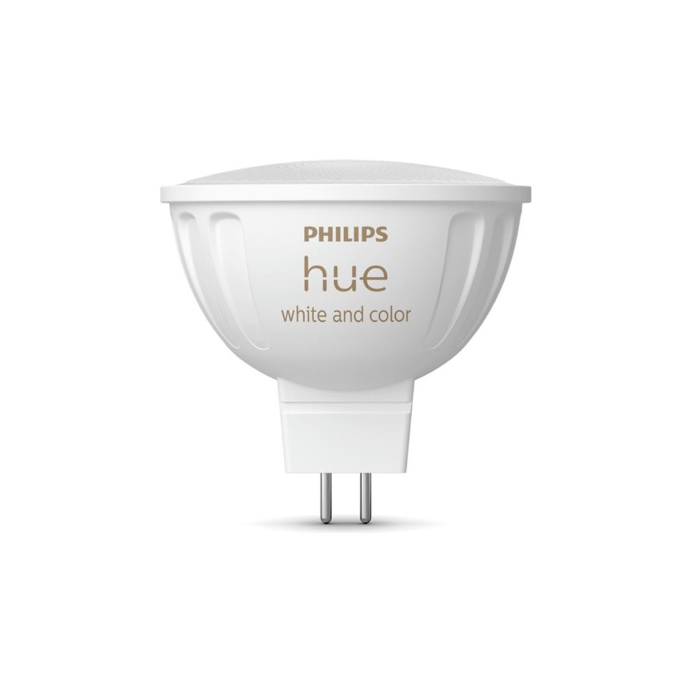 Produktbild för Philips Hue White and Color Ambiance - LED-spotlight - form: MR16 - GU5.3 - 6.3 W - vitt/färgat ljus - 2000-6500 K