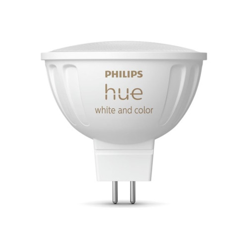 Philips HUE Philips Hue White and Color Ambiance - LED-spotlight - form: MR16 - GU5.3 - 6.3 W - vitt/färgat ljus - 2000-6500 K