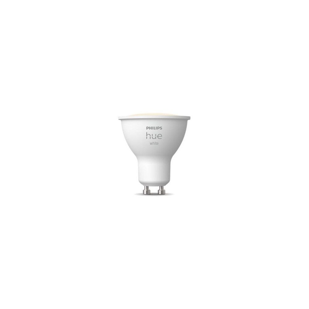 Produktbild för Philips Hue White - LED-spotlight - GU10 - 4.2 W - mjukt varmt vitt ljus - 2700 K