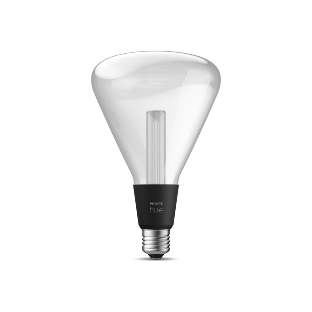 Produktbild för Philips Hue White and Color Ambiance Lightguide - LED-filamentrör ljuskälla - form: triangel - klar finish - E27 - 6.8 W - 16 miljoner färger - 2000-6500 K - kristall