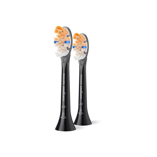 Philips Sonicare A3 Premium All-inOne HX9092 - extra tandborsthuvud - svart - Hårborstar