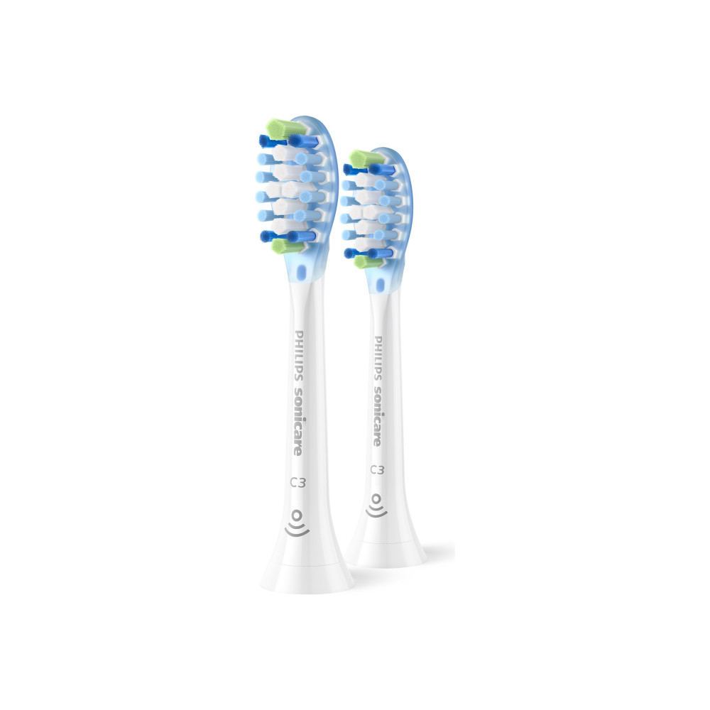 Produktbild för Philips Sonicare C3 Premium Plaque Defence HX9042 - extra tandborsthuvud - vit