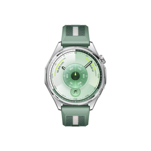 Huawei Huawei Watch GT 6 - rostfritt stål - smart klocka med rem - grön - grön