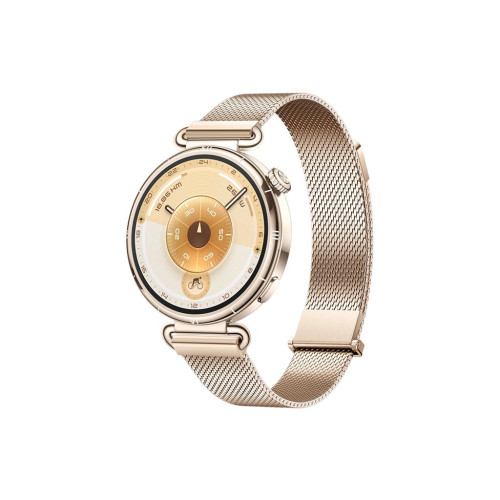 Huawei Huawei Watch GT 6 - rostfritt stål - smart klocka med milanese-rem - guld - guld