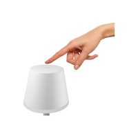 Produktbild för Philips Hue White and Color Ambiance Go - bordslampa - LED - 16 miljoner färger - vit, sage green grip