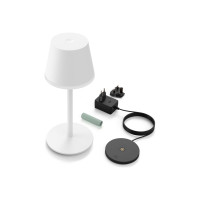 Produktbild för Philips Hue White and Color Ambiance Go - bordslampa - LED - 16 miljoner färger - vit, sage green grip