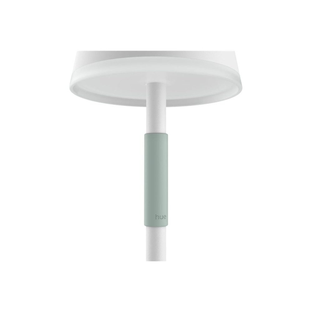 Produktbild för Philips Hue White and Color Ambiance Go - bordslampa - LED - 16 miljoner färger - vit, sage green grip