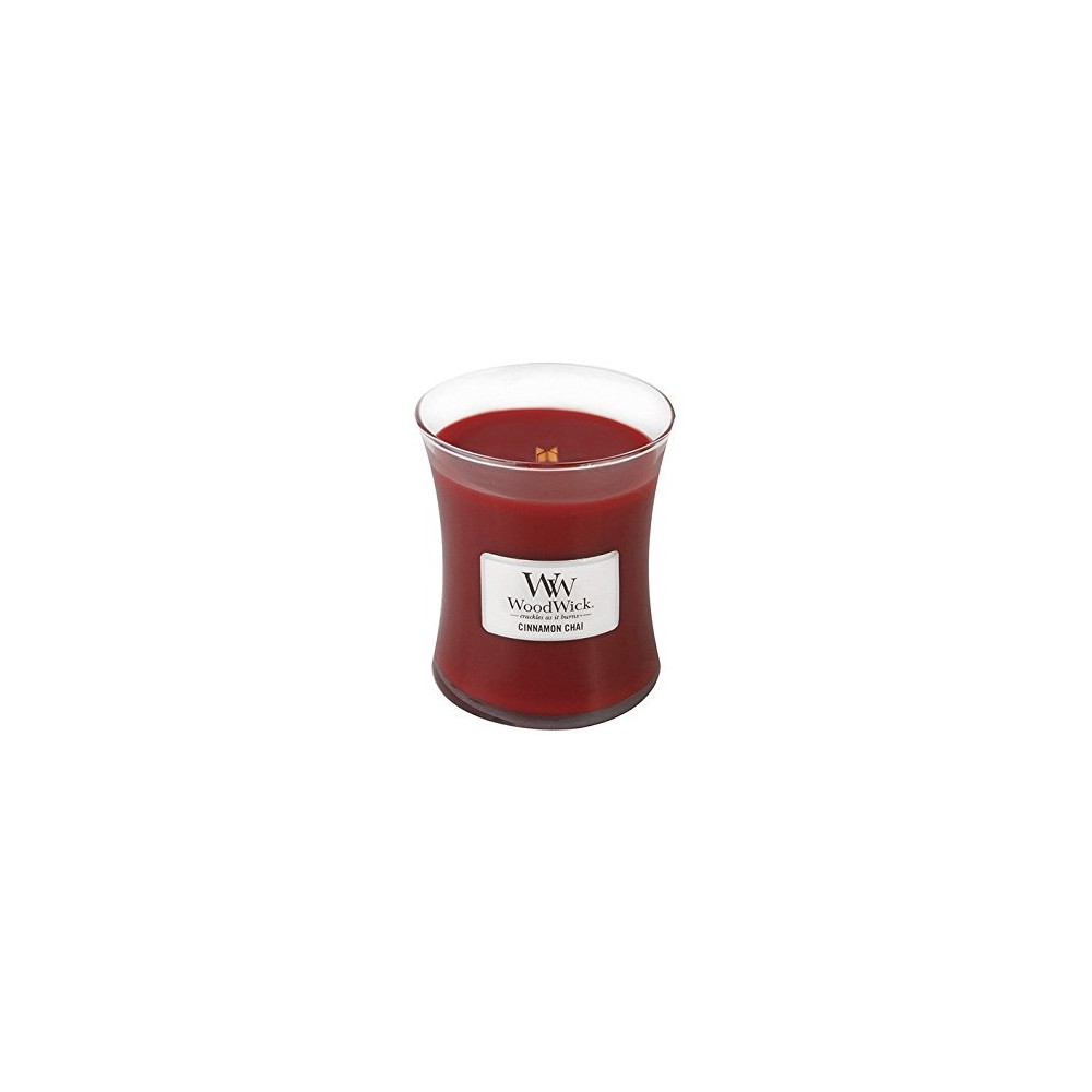 Produktbild för WoodWick Cinnamon Chai scented candle with wooden wick 275 g