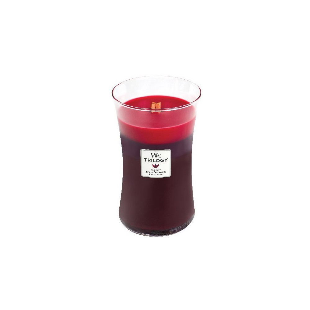 Produktbild för WoodWick Sun Ripened Berries scented candle with wooden wick 609,5 g