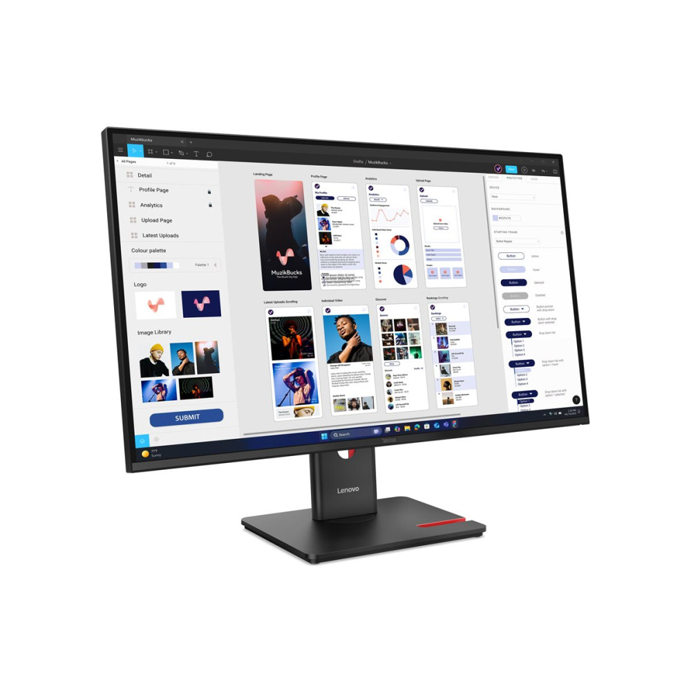 Produktbild för Lenovo ThinkVision T32UD-40 - LED-skärm - 4K - 32"