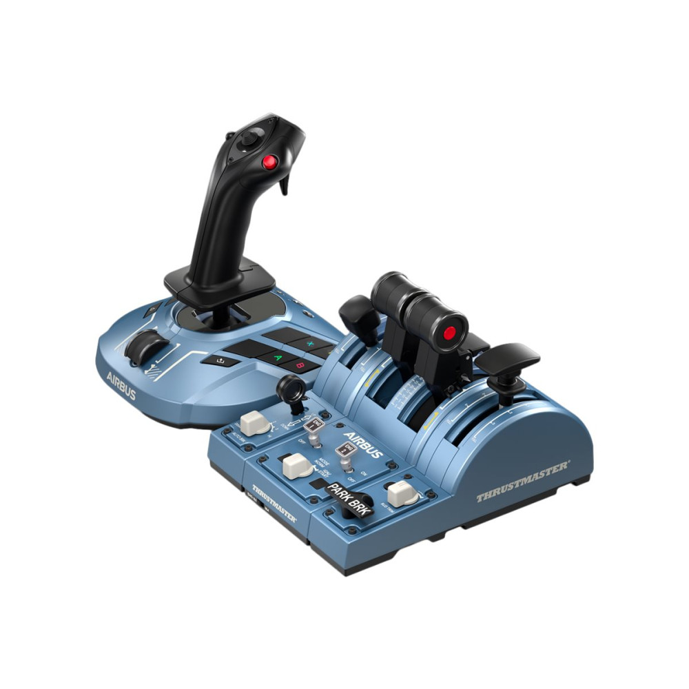 Produktbild för ThrustMaster TCA Captain Pack X Airbus Edition - joystick och spjäll - kabelansluten