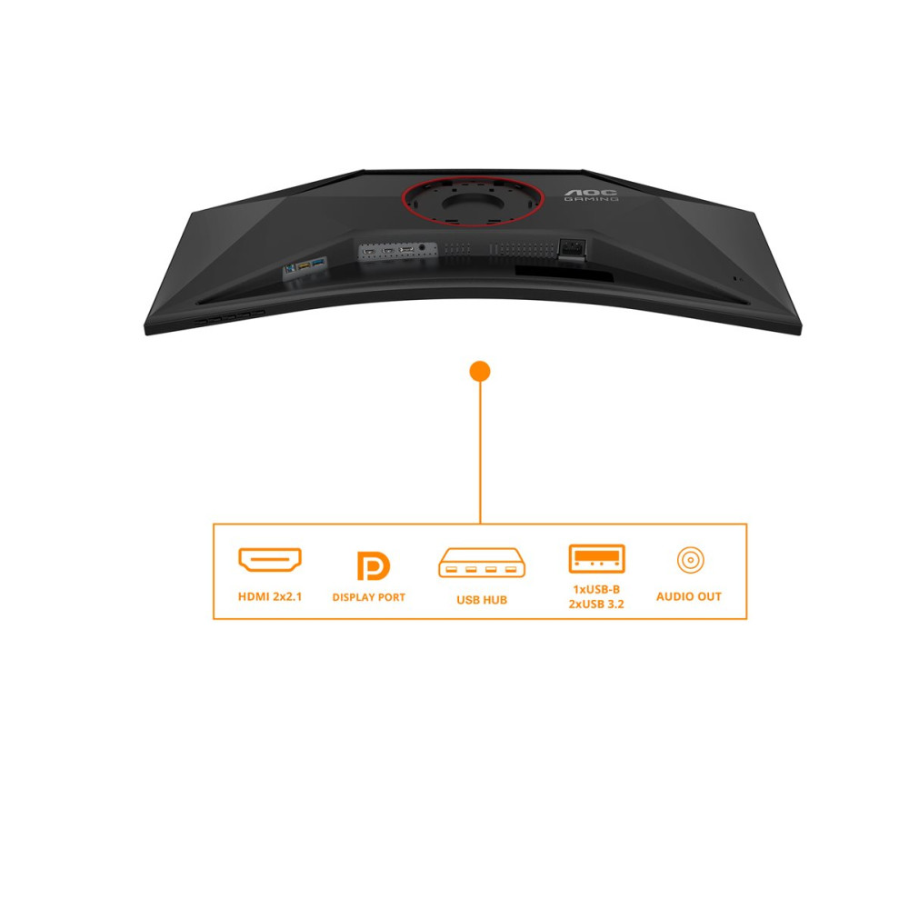 Produktbild för AOC Gaming CU34G4Z - LED-skärm - böjd - 34" - HDR
