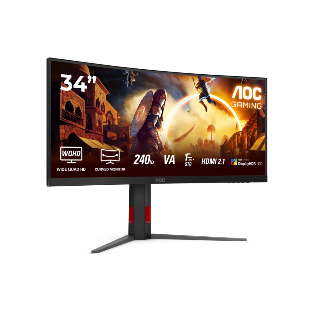 Produktbild för AOC Gaming CU34G4Z - LED-skärm - böjd - 34" - HDR