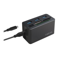 Produktbild för LogiLink - mini-dockningsenhet - USB-C 3.2 Gen 1