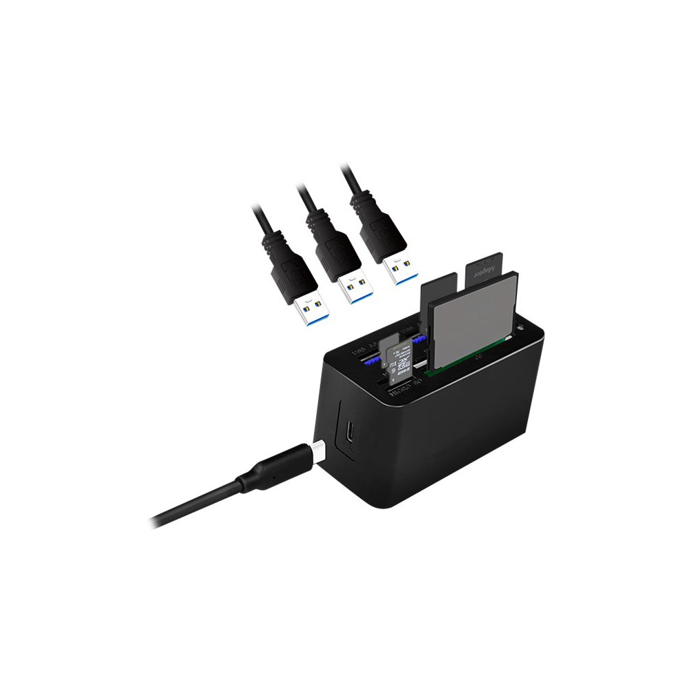 Produktbild för LogiLink - mini-dockningsenhet - USB-C 3.2 Gen 1