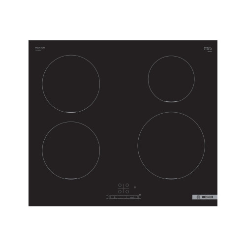 Bosch Bosch Serie | 4 PUE611BB5E induktionshäll - 60 cm - svart - keramik - ramlös