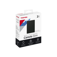 Produktbild för Toshiba Canvio Slim - hårddisk - 2 TB - USB 3.2 Gen 1