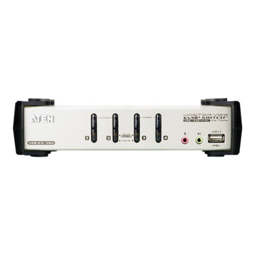 ATEN ATEN CS1734B - omkopplare för tangentbord/video/mus/ljud/USB - 4 portar