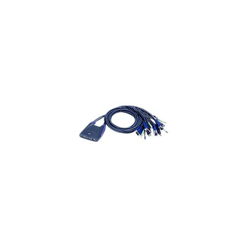 ATEN ATEN Petite CS64US - omkopplare för tangentbord/video/mus/ljud/USB - 4 portar
