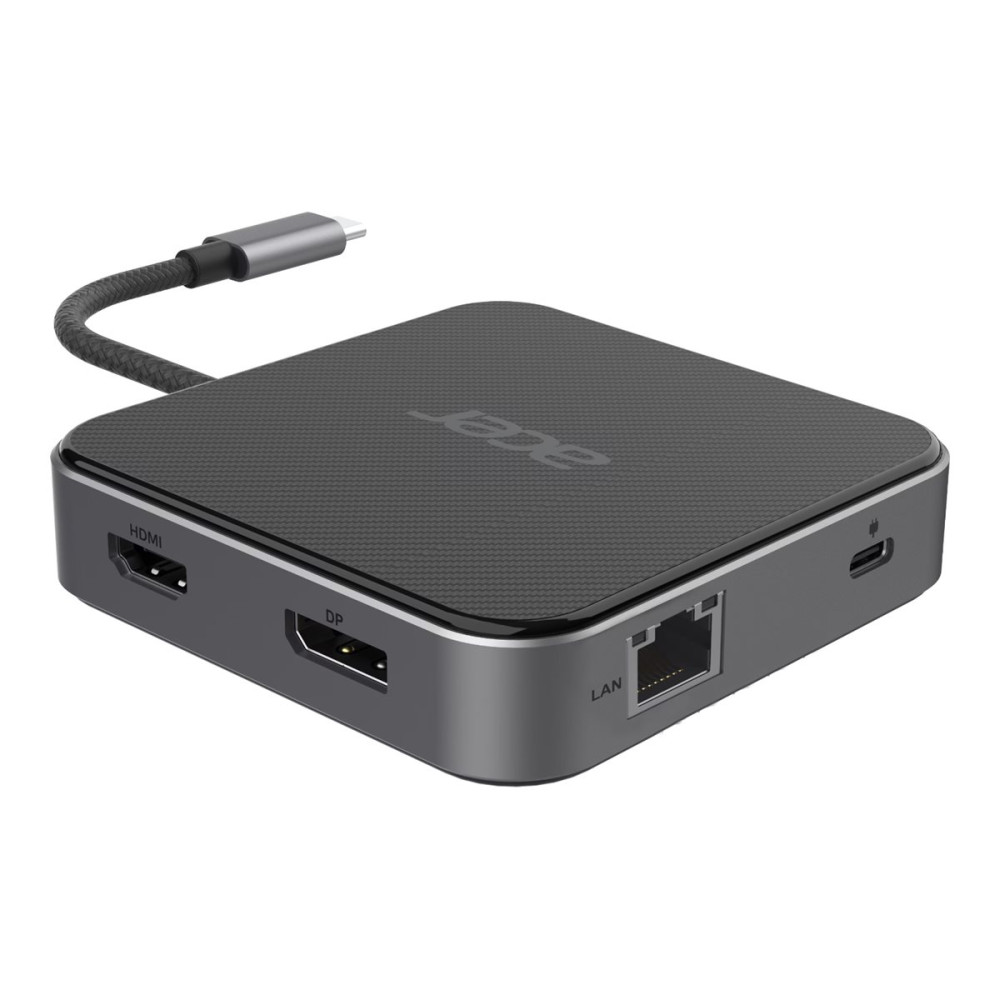 Produktbild för Acer 7-In-1 - dockningsstation - USB-C - HDMI, DP - 10Mb LAN