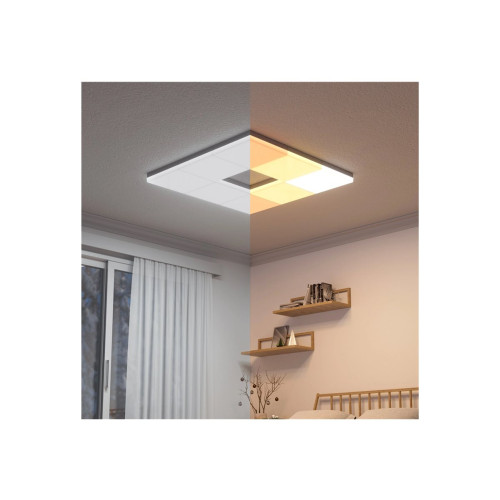 Nanoleaf Nanoleaf Skylight Starter Kit - taklampspanel - LED - 300 x 300 mm - 16 W - totalt: 50 W - RGB/varmt till kallt vitt ljus - 2700-6500 K - fyrkantig (paket om 3)
