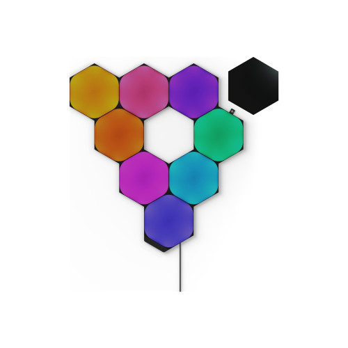 Nanoleaf Nanoleaf Shapes Starter Kit - ljuspanelskit - LED - sexhörning - svart