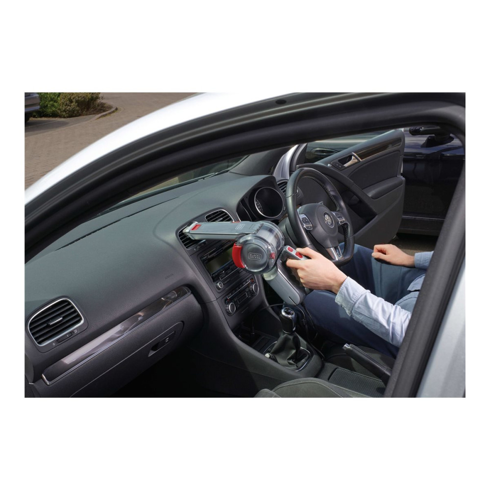 Produktbild för Black & Decker DustBuster Pivot Auto PV1200AV-XJ - dammsugare - handhållen - röd/grå