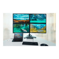 Produktbild för Targus Universal - dockningsstation - USB-C / Thunderbolt 3 - 4 x DP, 4 x HDMI - 1GbE