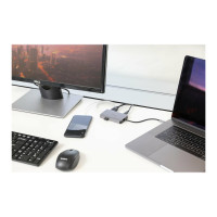 Produktbild för Targus - dockningsstation - USB-C 3.2 Gen 1 / Thunderbolt 3 - VGA, HDMI - 1GbE