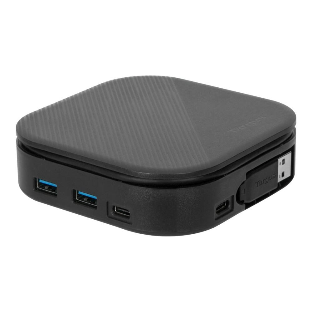 Produktbild för Targus USB-C Universal Dual HD Docking Station with 80W PD Pass-Thru - dockningsstation - USB-C 3.2 Gen 2 - 2 x HDMI - 1GbE - TAA-kompatibel
