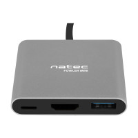 Produktbild för Natec Fowler Mini - dockningsstation - USB-C - HDMI