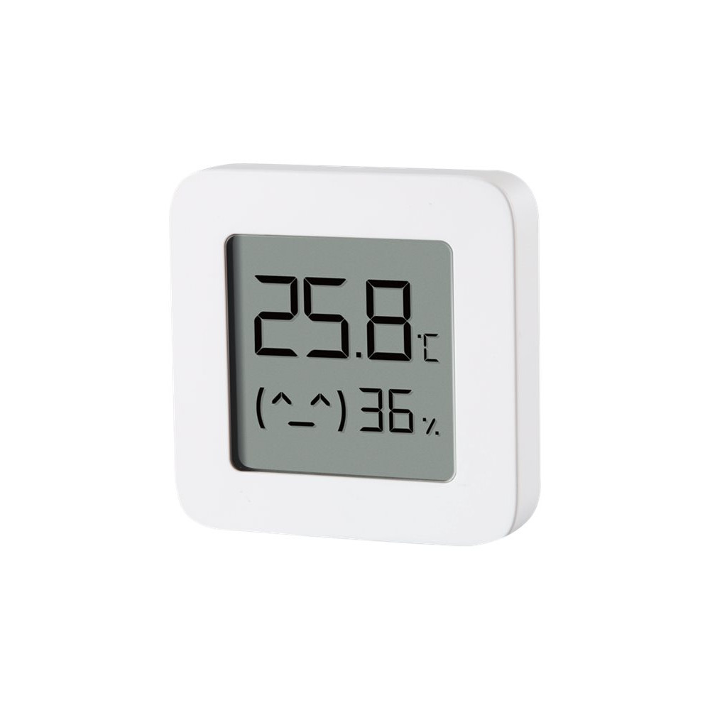Produktbild för Xiaomi Mi Temperature and Humidity Monitor 2 - temperatur- och fuktighetssensor - Bluetooth 4.2 LE - vit