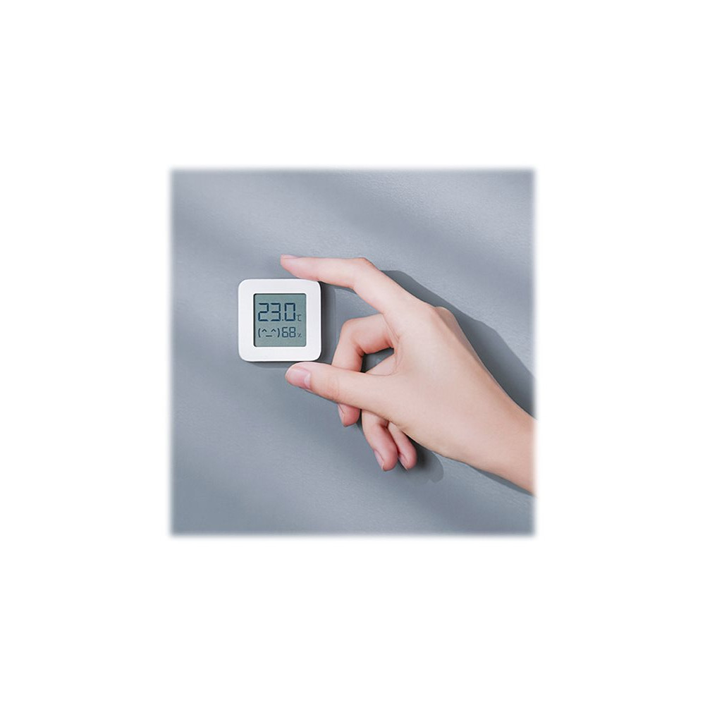 Produktbild för Xiaomi Mi Temperature and Humidity Monitor 2 - temperatur- och fuktighetssensor - Bluetooth 4.2 LE - vit