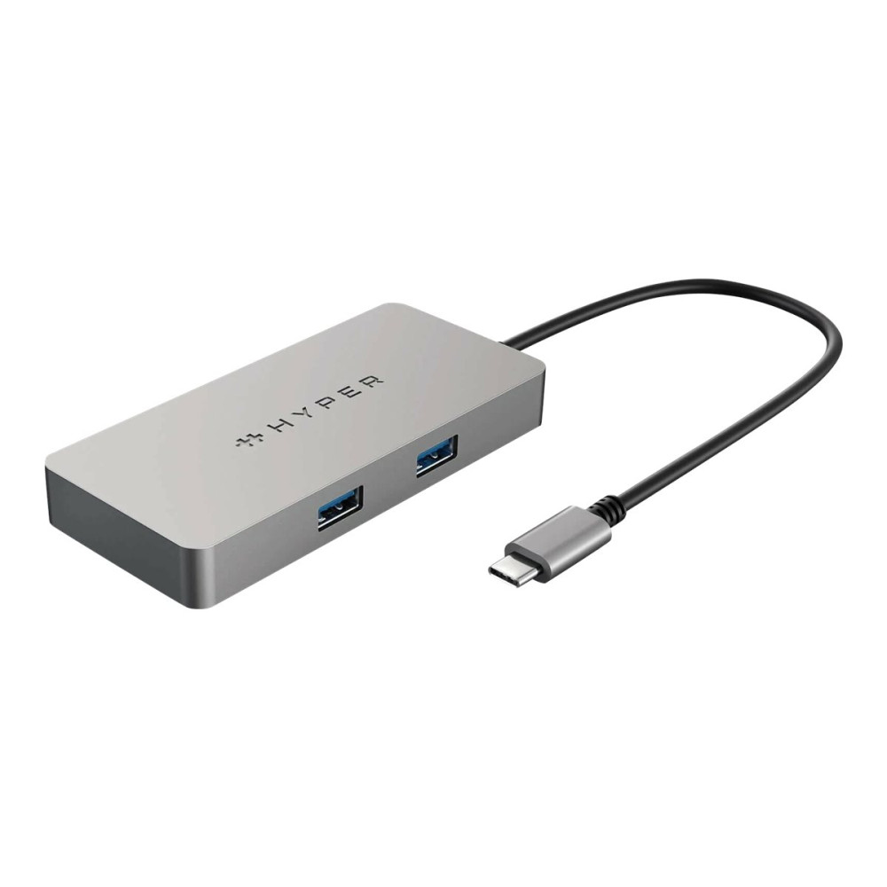 Produktbild för HyperDrive 5-Port USB-C Hub - dockningsstation - USB-C - HDMI - 1GbE
