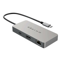 Produktbild för HyperDrive 5-Port USB-C Hub - dockningsstation - USB-C - HDMI - 1GbE
