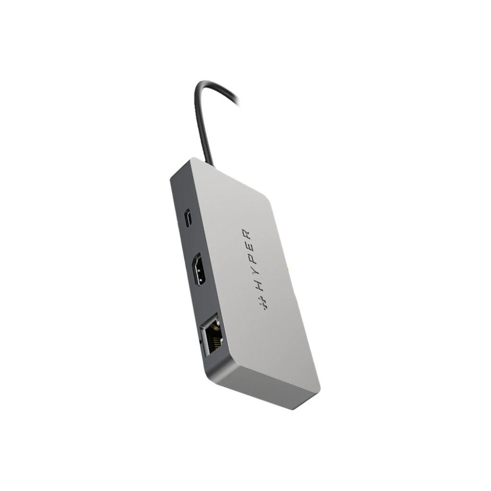 Produktbild för HyperDrive 5-Port USB-C Hub - dockningsstation - USB-C - HDMI - 1GbE