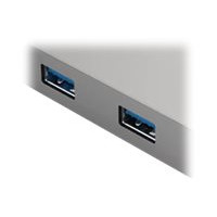 Produktbild för HyperDrive 5-Port USB-C Hub - dockningsstation - USB-C - HDMI - 1GbE