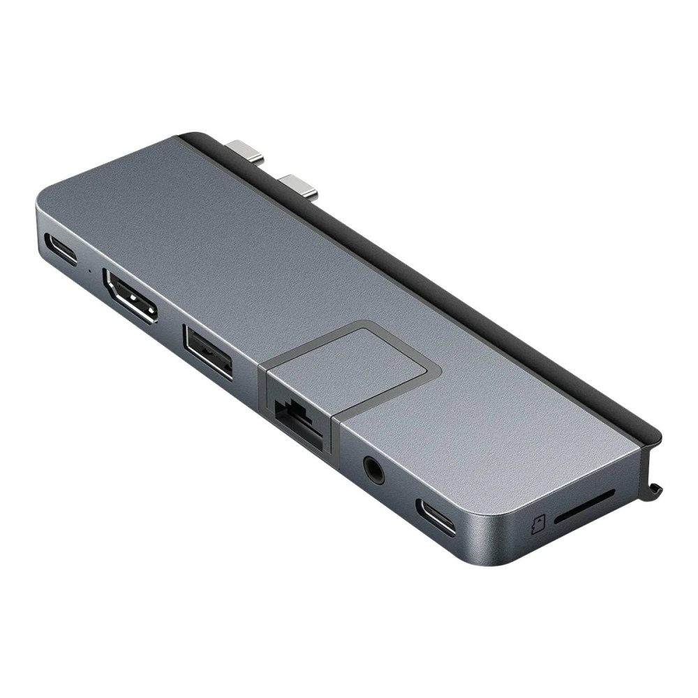 Produktbild för HyperDrive DUO Pro - dockningsstation - USB-C x 2 - HDMI, USB4 - 1GbE