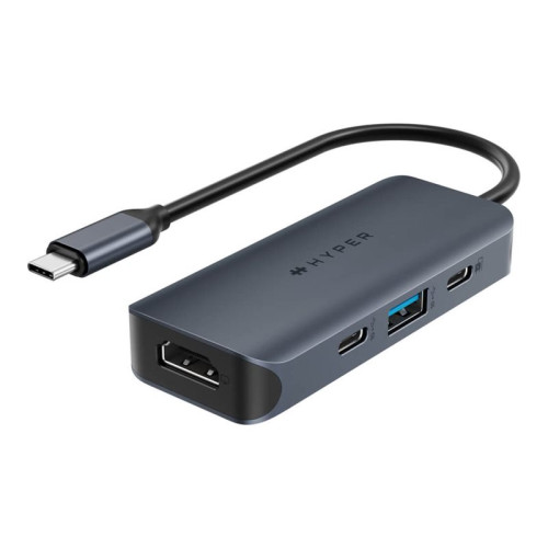 Hyper HyperDrive Next - dockningsstation - USB-C 3.2 Gen 2 / Thunderbolt 3 / Thunderbolt 4 - HDMI