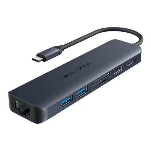 Hyper HyperDrive Next - dockningsstation - USB-C 3.2 Gen 2 / Thunderbolt 3 / Thunderbolt 4 - HDMI