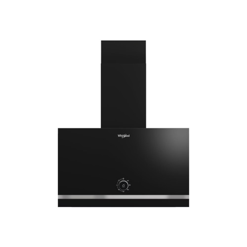 WHIRLPOOL Whirlpool WHVA 62F LM K - vinklad skorsten - svart