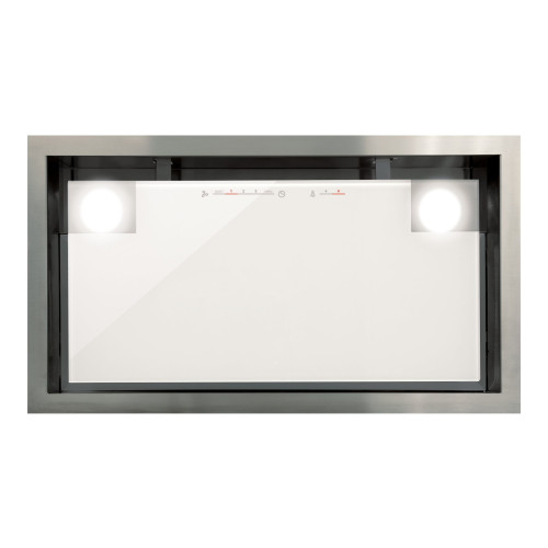 Cata CATA GC DUAL WH 45 - huv - rostfritt stål/vitt glas