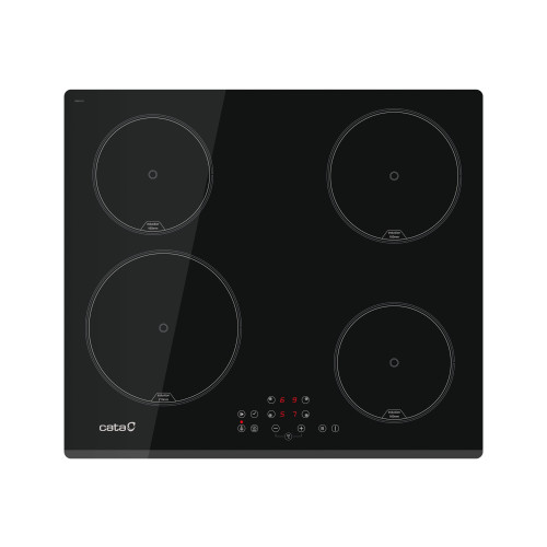 Cata CATA IB 6324E2 BK induktionshäll - 59 cm - tempererat glas - med fasad framsida