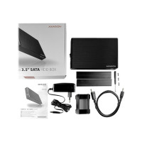 Produktbild för AXAGON EE35-XA3 - förvaringslåda - SATA 3Gb/s - USB 3.2 (Gen 1)
