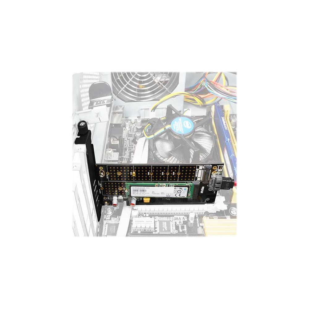 Produktbild för AXAGON PCEM2-D - kontrollerkort - M.2 NVMe Card / SATA 6Gb/s - PCIe 3.0 x4