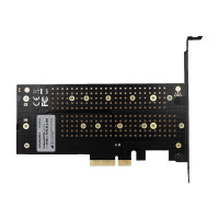 Produktbild för AXAGON PCEM2-D - kontrollerkort - M.2 NVMe Card / SATA 6Gb/s - PCIe 3.0 x4
